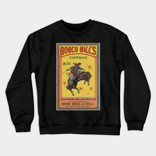 VINTAGE FIRECRACKER BOBCO BILLS Crewneck Sweatshirt by kakeanbacot